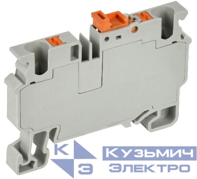 Колодка клеммная CP-DT измерит. нож. разм. 4кв.мм сер. IEK YCT25-04-K03-004