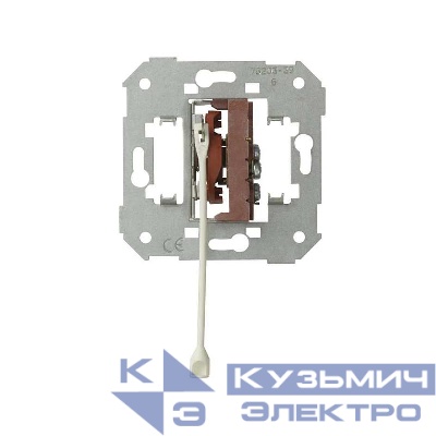 Переключатель проходной 1-кл. СП Simon 82 10А со шнурком механизм Simon 75203-39