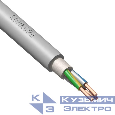 Кабель NUM-J 3х4 (бухта) (м) Конкорд 39