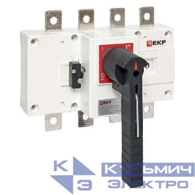 Рубильник-выключатель 4п 250А с рукояткой управления для прямой установки PowerSwitch EKF psds-250-4
