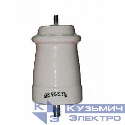 Изолятор опорный ИО-10-3.75 I УЗ (болт М8/болт М12) Электрофарфор 00-00000240