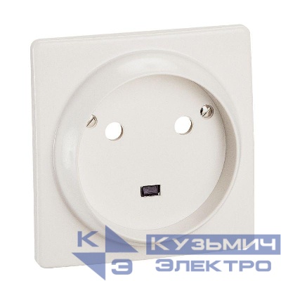 Розетка 1-м СП 32А IP20 2P+N защ. шторки на винтах бел. Leg 055812
