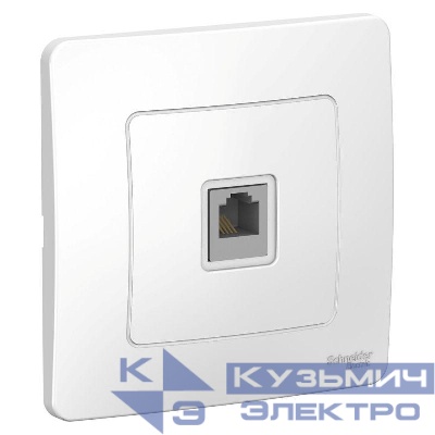 Розетка телефонная 1-м СП Blanca RJ11 бел. SE BLNIS011001