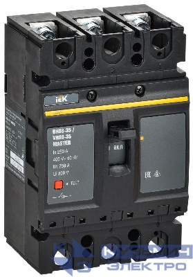 Выключатель-разъединитель 3п 250А ВН88-35 KARAT MASTER IEK KAM-VN30-3-0250