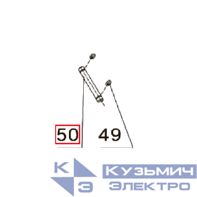 Запчасть №50 для PAG-PC84. Ось коробки