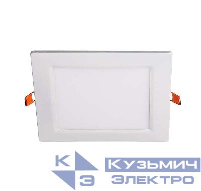 Светильник светодиодный PPL-S WH 9Вт 6500К IP40 145мм ДВО встраив. ультратонкий квадрат JazzWay 5008281A