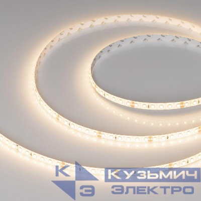 Лента светодиодная RTW-SE-A120-8mm 24V Warm 3000К 9.6Вт/м IP65 2835 герметичная (уп.5м) Arlight 014679(2)
