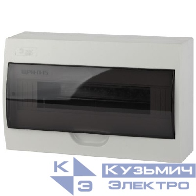 Бокс навесной ЩРН-П-15 15мод. IP41 пластик SIMPLE NO-box_simple-plastic_15_surface BOXS15 Эра Б0041526