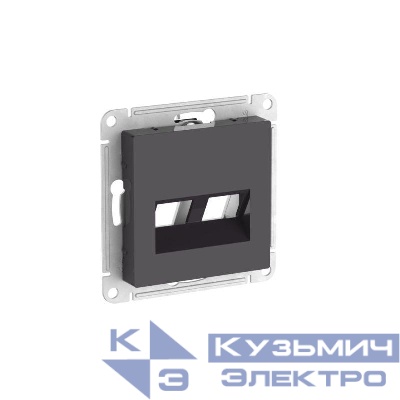 Накладка двойная AtlasDesign для информационных функций типа Keystone базальт SE ATN001490