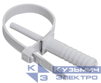 Хомут кабельный дюбельный ХД 7х150 полиамид сер. (уп.50шт) IEK UHH80-7-150-50-K41-F