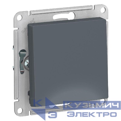 Выключатель 1-кл. СП AtlasDesign 10А IP20 (сх. 1) 10AX с самовозвратом механизм грифель SE ATN000715