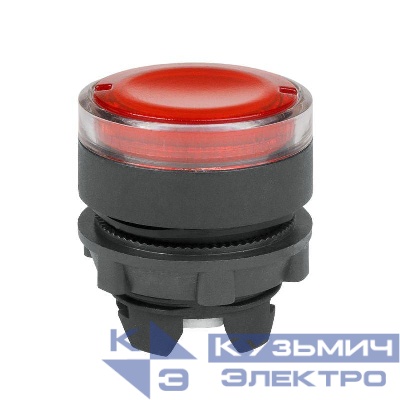 Головка кнопки OptiSignal D22 A5-PL-4 с подсветкой красн. пластик ZB5AW343 КЭАЗ 332307