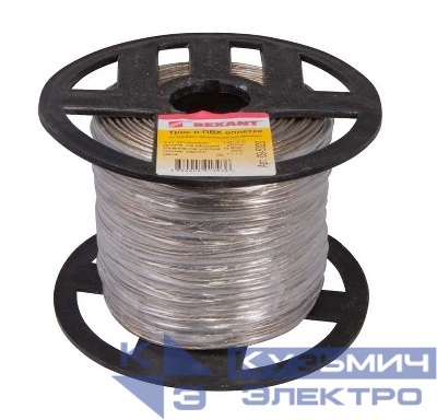 Трос стальной в ПВХ изоляции d2.0мм (200м) REXANT 09-5320