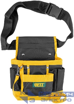 Пояс для инструмента одинарный полиэстер 7 отделений 2 петли для инструмента FIT 12514