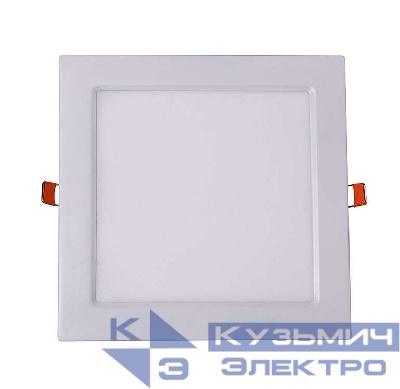 Светильник светодиодный PPL-S WH 12Вт 4000К IP40 170мм ДВО встраив. ультратонкий квадрат JazzWay 5008342A