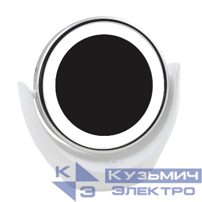 Светильник настольный TLD-592 White/LED/13Lm/6000K/3АА зеркало на батарейках 3AA (не в комплекте) сенсор. выкл. Uniel UL-00005246