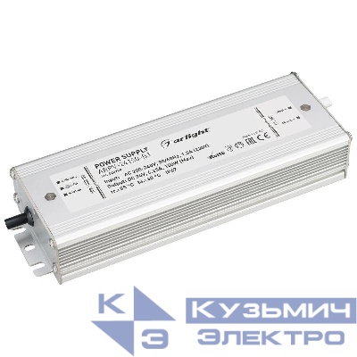 Блок питания ARPV-24150-B1 24В 6.3А 150Вт IP67 метал. 3 года Arlight 028789