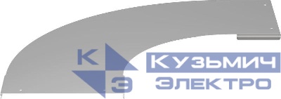 Крышка для угла лестничного 90град. осн.300 L730 R300 сталь LESTA оцинк. IEK CPG04D-4-90-300-10