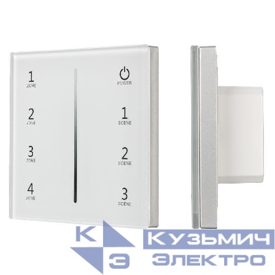 Панель SMART-P34-DIM-IN White (230В 0-10В Sens 2.4G) (IP20 пластик) Arlight 027111