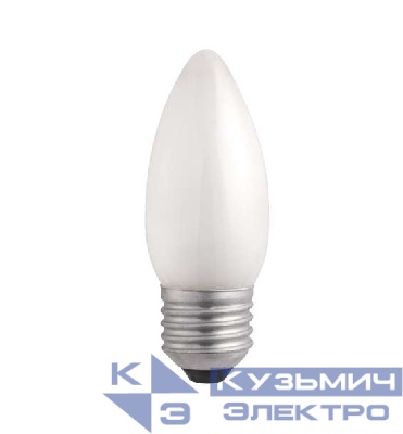 Лампа накаливания B35 240V 60W E27 frosted JazzWay 3320362