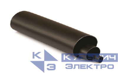 Трубка термоусадочная среднестен. 160/55 с клеем черн. (уп.5м) DKC 2CRMA160