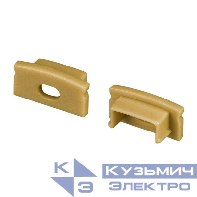 Заглушка LINE-1708 GOLD с отверстием пластик Arlight 039993