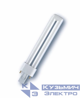 Лампа люминесцентная компакт. DULUX S 11Вт/840 G23 (инд. упак.) OSRAM 4099854123382