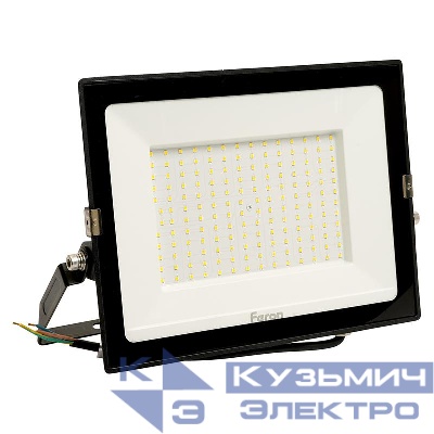 Прожектор светодиодный LL-923 150Вт 4000К IP65 AC 230В/50Гц 2835SMD черн. FERON 48109
