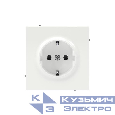 Розетка силовая KANT 2P+E без шторки бел. магнолия DKC 7000033