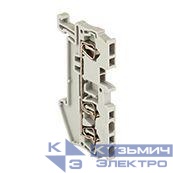 Колодка клеммная ST-1.5 17.5А 3 вывода пружинная сер. EKF plc-jxb-st-1.5-3