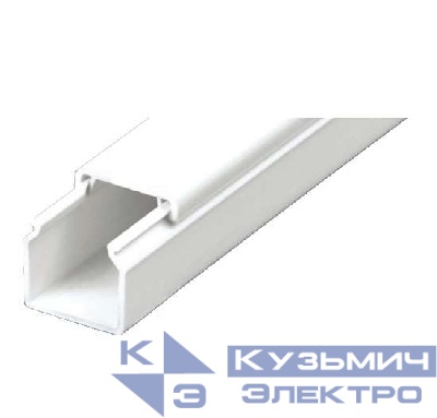 Кабель-канал 25х25 L2000 с двойн. замком пластик Урал Пак КК-19025025-060