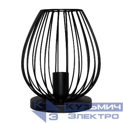 Светильник ННБ 63-60-008 "Шалот" лофт-кантри шнур черн. черн. муар (инд. упак.) Элетех 1005301186