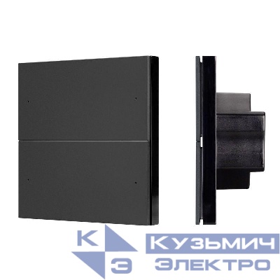 Панель кнопочная SMART-DMX512-801-22-4G-4SC-DIM-IN Black (230В 2.4G) (IP20 пластик) INTELLIGENT ARLIGHT 039312
