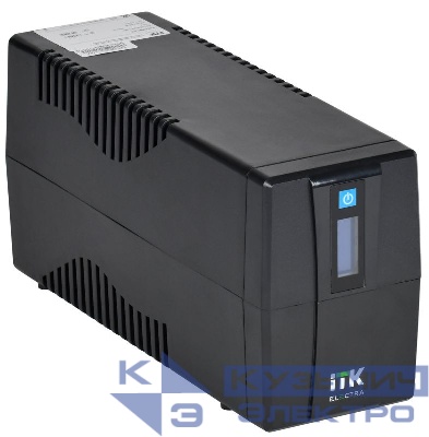 Источник бесперебойного питания ELECTRA ET 600В.А/360Вт с АКБ 1х7А.ч USB Schuko ITK EET-0600VA-1-001-S
