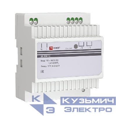 Блок питания 12В DR-45W-12 PROxima EKF dr-45w-12