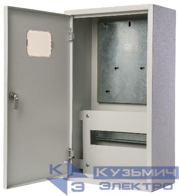 Корпус учетный навесной ЩРУН-3/12 520х300х160 3ф 12мод. IP31 метал. DEKraft 30402DEK