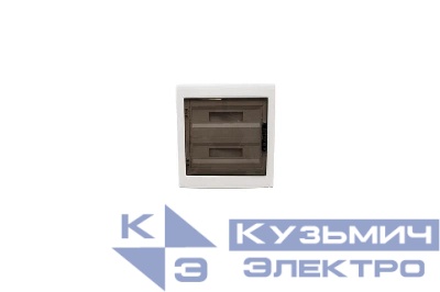 Корпус щита распределительного для модульного оборудования 36M(18х2) навесной прозр. затемненная дверца Cetinkaya Pano CP30936-1