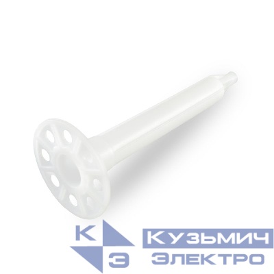 Дюбель тарельчатый гриб с гвоздем для ПМ IN120 бел. (уп.50шт) Промрукав PR08.12257