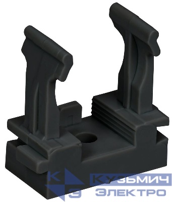 Держатель для гофрированных труб под монтажн. пистолет CFM16 черн. ELASTA IEK ET-TA10D-CFM-016-K02-100