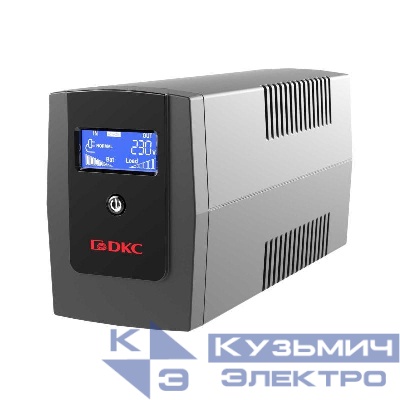 Источник бесперебойного питания ИБП Info LCD 600В.А IEC C13 (3) USB + RJ45 DKC INFOLCD600I
