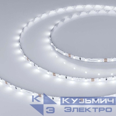 Лента светодиодная RT-A60-5mm 12V White 6000К 4.8Вт/м IP20 2835 (уп.5м) Arlight 028612(2)