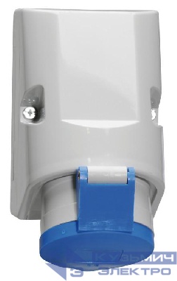 Розетка настенная 32А 3п 2P+PE 6ч 230В IP44 Bals 1114