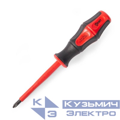 Отвертка диэлектрическая "Профи" PH2х100 КВТ 78612