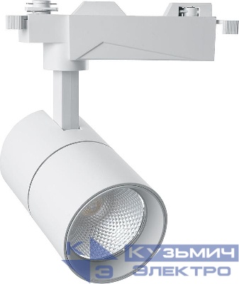 Светильник светодиодный трековый AL103 MarketBright 30Вт 4000К 2700лм 35град. на шинопровод со встроен. драйвером бел. FERON 29515