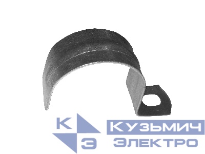 Скоба металлическая 1-лапковая d31-32 мм