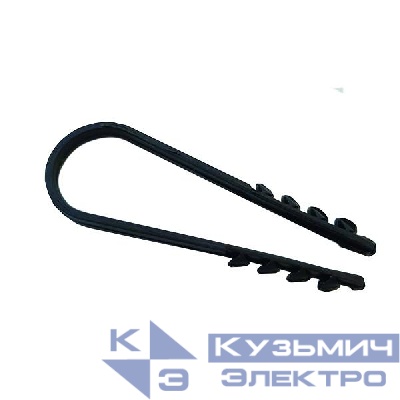 Дюбель-хомут d19-25мм черн. (уп.100шт) Урал Пак АЭ-5050025-100