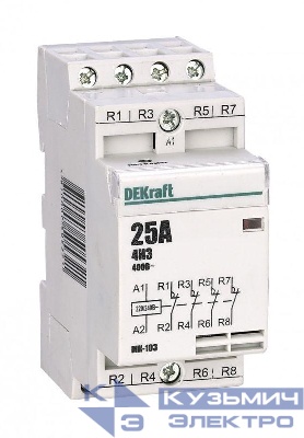 Контактор модульный МК-103 4НЗ 16А 230В DEKraft 18056DEK