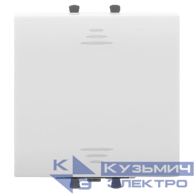 Выключатель модульный 1-кл. 2мод. Avanti "Белое облако" 16А IP20 бел. DKC 4400102