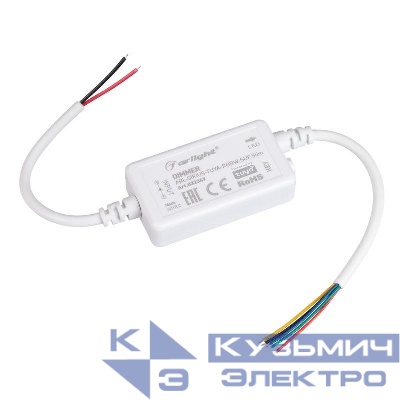 Диммер ARL-SIRIUS-TUYA-RGBW-SUF Slim (12-24В 4х1.5А 2.4G) (IP20 пластик) Arlight 032349