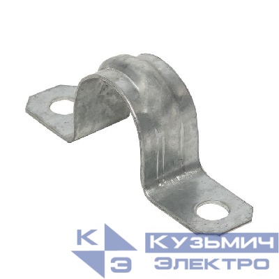 Скоба крепежная двухлапковая d19-20мм метал. (уп.10шт) PROxima EKF sm-2-19-20-r